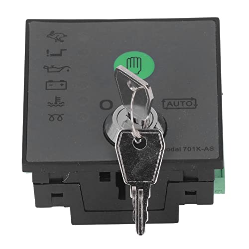 Grupo ElectróGeno diéSel DSE701K AS MóDulo de Controlador Generador de ProteccióN AutomáTico 5 Controlador de Grupo ElectróGeno DC8-35V Reemplazo MóDulo de Control de Arranque AutomáTico de Aguas Cover