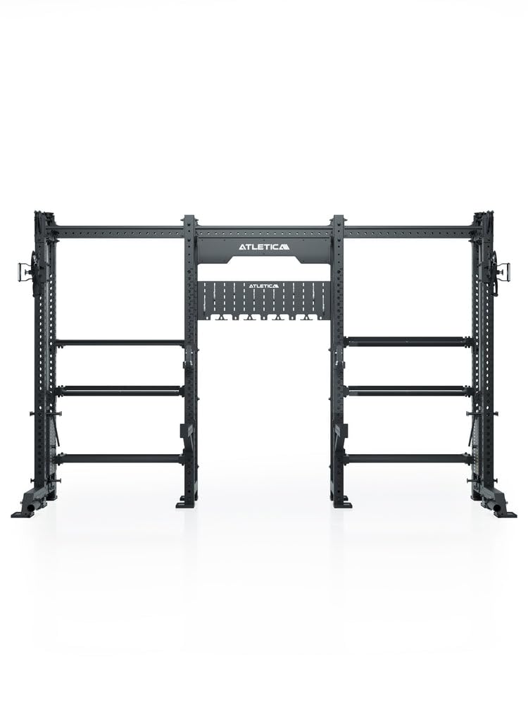 Atletica R8 Storage Plate Aufbewahrungssystem Lochwand mit Hakensystem | Aufbewahrung von Griffen und Zubehör, Für R8 Power Rack