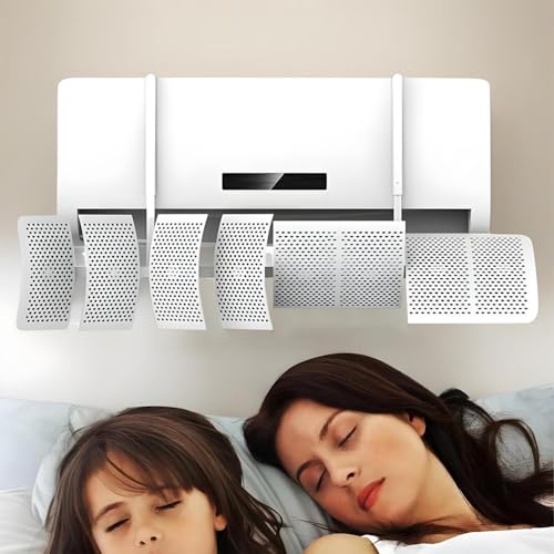 Pare-air pour climatiseur réglable et guide d'air sans perçage - 3