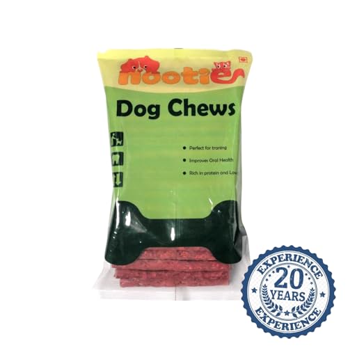 Image of Nootie Mutton Dog Chew Sticks - 1kg | High Protein Dog Chew Stick with Real Mutton Flavour | Long-Lasting Chew Sticks for Dogs | Dental Care, Training & Daily Chewing | Suitable for All Breeds