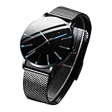 Générique Montre de Luxe pour Homme – Montre Bracelet Simple, Montre décontractée avec Bracelet | Montre élégante pour Homme, Parfaite pour la fête des pères, Les Anniversaires et au Quotidien.