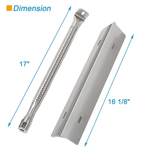 Bbqration Grill Replacement Kit For Napoleon Prestige 500, Built-In Prestige 500, P500Rsibnk-3 Bip500Rbnss-3 Bip500Rbnss-3, S8C011 Cooking Grid, Heat Plate And Burner For Napoleon #TOP1