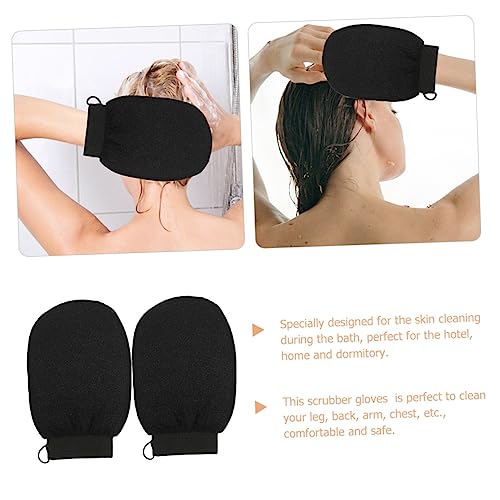 TIDTALEO Luvas esfoliantes para banho, luvas de chuveiro, luvas de espuma de banho, removedor de pel