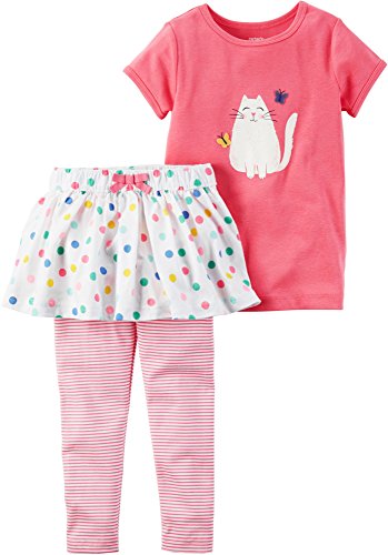 Ensemble shirt et legging Carter's bébé fille 3 mois coton souple