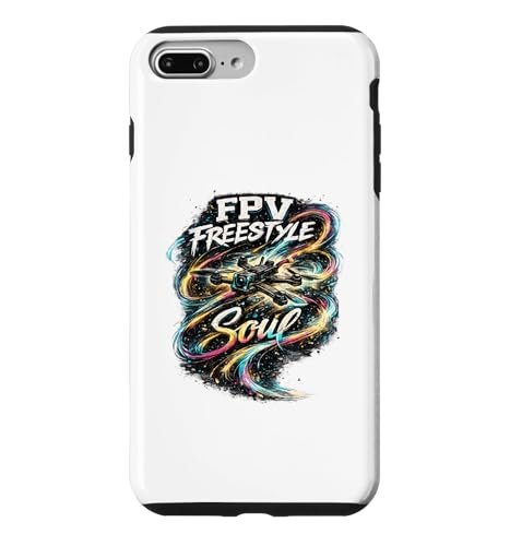 FPV Freestyle Soul Quad Pilot Drone Vintage Art Gift �X�}�z�P�[�X iPhone 7 Plus/8 Plus �p