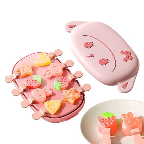 Dubbulon Moldes De Silicona Para Paletas De Hielo - Molde Para Helados Congelados | Accesorios Repostería Fría Y Herramientas Postres Helados Para Jugo Gelatina Leche Soja
