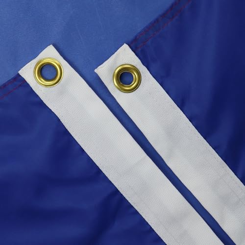 Image of AZ FLAG - Free France 1940-1944 Flag - 3x5 Ft - 100D Polyester French Resistance - France Libre Banner with Two Metal Grommets - Fade Resistant - Vivid Colors - 3' x 5' Feet - 150x90 Cm