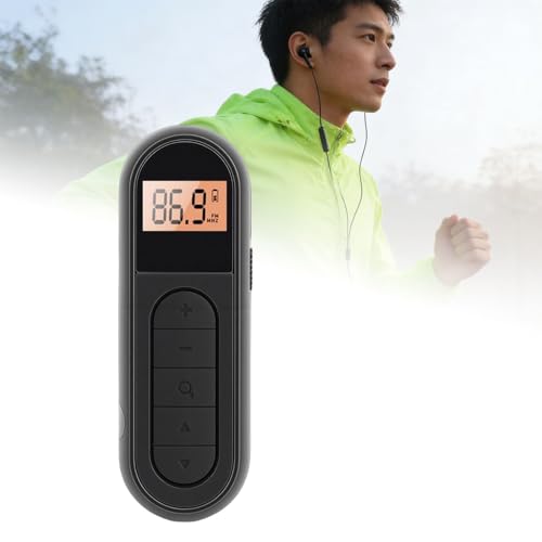 Radio FM portátil digital Dpofirs con carga rápida USB-C miniatura 7