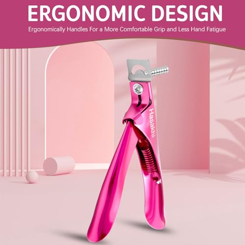 Hasakhi Acrylic Nail Clipper With 10Pcs Magnets Nail Cutters For Nail Tips False Nail Clippers Nail Art Tool Stainless Steel Nail Clipper For Home Salon Nail Art thumb #5