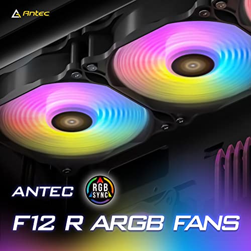Antec Rgb Fans, Pc Fans, 120Mm Fan, Case Fan 5 Packs, Case Fans 3-Pin 5V Addresable Rgb Fans With Controller, Mobo Sync With 5V 3-Pin, F12 Racing #TOP1