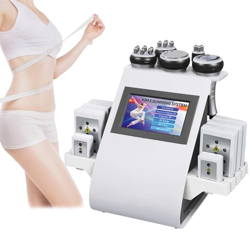 6 en 1 Cavitacion Y Radiofrecuencia Corporal, 40k Radiofrecuencia Facial Y Corporal, Masajeador Anticelulitico Reductor Para Casa, Per Pancia, Gambe, Tonificazione E Tonificazione Del Corpo