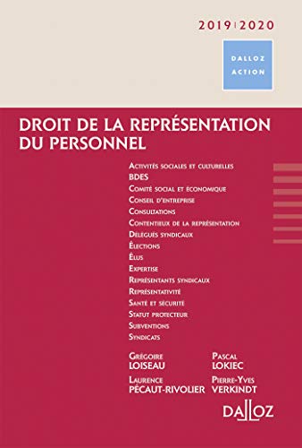 Télécharger Droit de la représentation du personnel - 1re ed. Livre PDF Gratuit