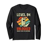 Photo Gallery gamer level 54 unlocked 54th birthday maglia a manica Photo Gallery gamer level 54 unlocked 54th birthday maglia a manica