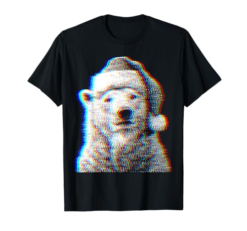 Christmas Polar Bear Music Festivals Ravers EDM Xmas Party T-Shirt