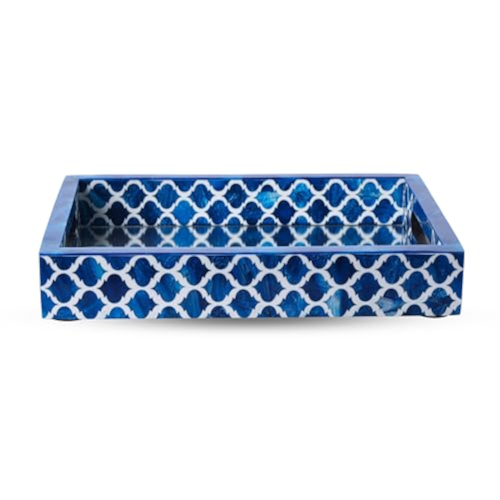 Moroccan Blue Decorative Tray