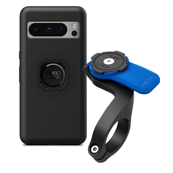Quad Lock Out Front Bike Phone Holder Kit with MAG Phone Case for Google Pixel 8 Pro