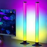 RGB Light Bar, 17' LED Light Bar 360 Degree Emitting, APP Control USB Powered, Color Changing TV Backlight,Monitor Backlights with Music Sync, Ambient Lighting for Desk, PC, Gaming, Party