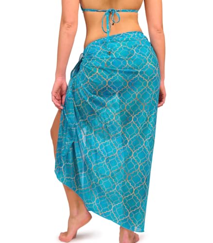 Kiniki Women's Tan Through Beach Sarong (5th Generation)3