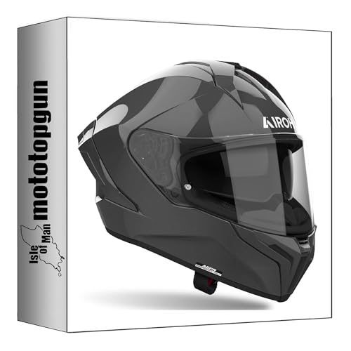 Casque intégral moto Airoh Matryx MX99 anthracite brillant taille L