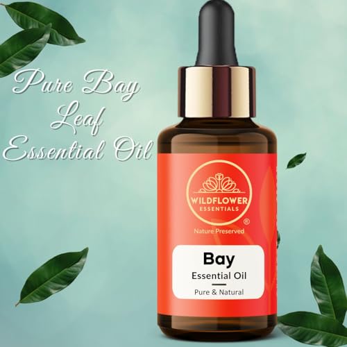 Image of Bay Leaf Essential Oil for Diffuser, Hair, Skin & DIY Candle Making Scent 30ml (1 oz)
