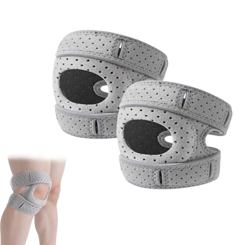 Porindisi 2 Pack Knee Support Brace – Stabilizing Knee Sleeve for Men & Women – Small Size Brace for Running, Daily Use & Joint Discomfort Relief