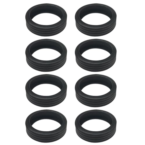 Fundas para ruedas de equipaje, silicona, protector de ruedas para ruedas, protector de rueda de maleta, calcetines para patas de muebles para viajes, hogar, estudio, sillas rodantes, Ocho trompetas