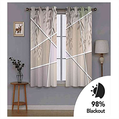 Rideau occultant enfant 200x160 cm rose géométrique à oeillets