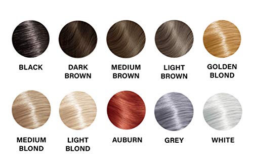 CROWN HAIR FIBERS for Thinning Hair (LIGHT BROWN) - Instantly Thicker Fuller Looking Hair for Men & Women - 0.87oz/25g Bottle - Best Natural Hair Loss Concealer - Thumbnail 7