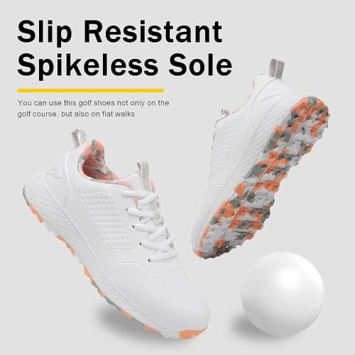 Image of ULTIANT Women Golf Shoes Spikeless Waterproof Golf Sport Sneakers