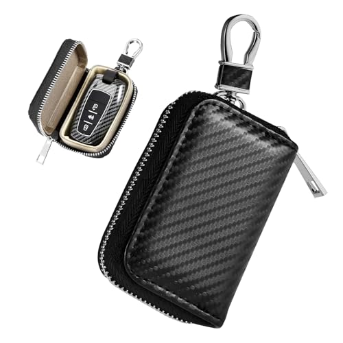 Sun Walker Faraday Bag for Car Keys, Anti-Theft Carbon Fiber