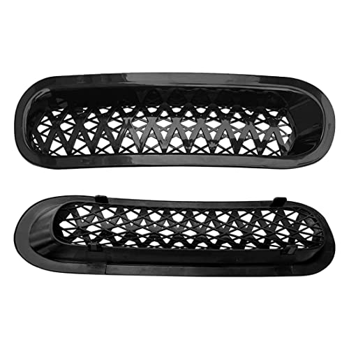 Suorto For Jeep Wrangler Jk Grille Insert, Black Front Mesh Grille Cover Protector Clip For Jeep Jk Wrangler And Wrangler Jk Jku 2007-2017 #TOP4