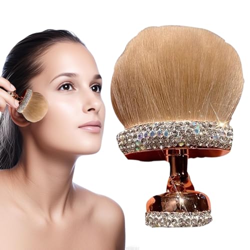Brocha de maquillaje corporal, aplicador de mezcla, herramienta de protección solar, cerdas, diseño de amplia cobertura, tamaño grande para piernas, brazos, espalda y cuello, 3.54 x 2.56
