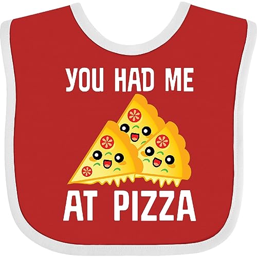 inktastic You Had Me At Pizza Baby Bib