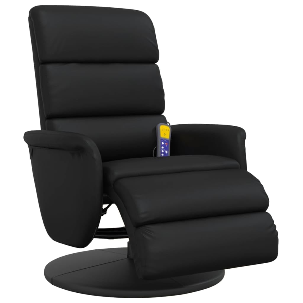 Sillón reclinable Masaje con reposapiés Cuero sintético Negro, Sillón De Relax, Sillon Masaje Relax, Sillon Relax Electrico, Hogar Sillon Relax, Sillones Comodos, Sofa Tantra - 356724