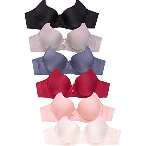 Dailywear Womens Everyday 6 Pack Of Bras (36B, 4129P3) #TOP29