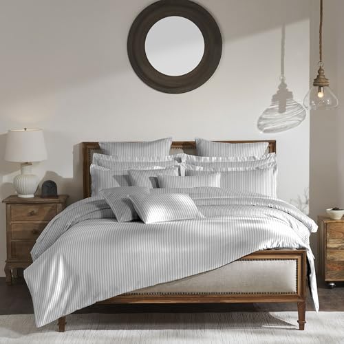 Image of MYTRIDENT Bedsheet for Double Bed, Classic King Size Bedsheet with 2 Pillow Covers, 210TC, 100% Cotton Bedsheet - Snow Flake