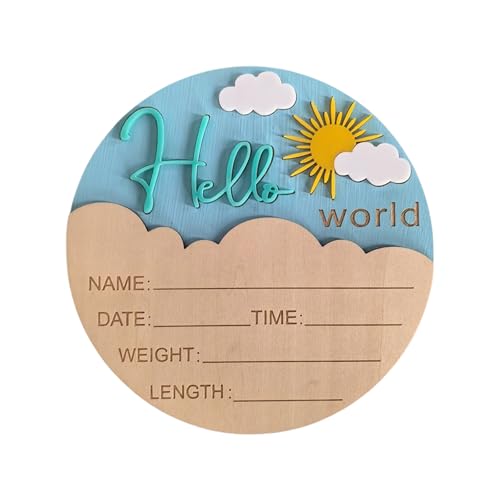 刻印 木製 赤ちゃん お知らせ ボード 新生児 写真 小道具 病院 お土産 保育園 装飾 誕生日 ギフト 赤ちゃん 名前 サイン デコレーション