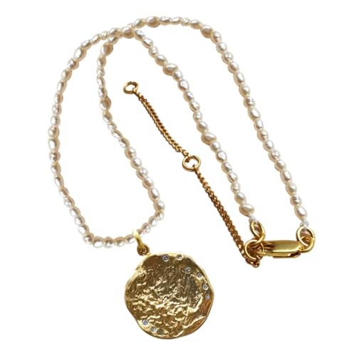 Collier pendentif femme doré iplusmile pour sublimer une robe de soirée ou un pull en maille