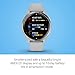 Garmin Venu 2S, Smaller-Sized GPS Smartwatch with Advanced Health Monitoring and Fitness Features, Silver Bezel with Light Gray Case and Silicone Band, (010-02429-02)