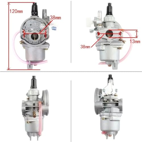 Carburador 2 tiempos de 47cc con filtro de acero para optimizar tu moto cross 2