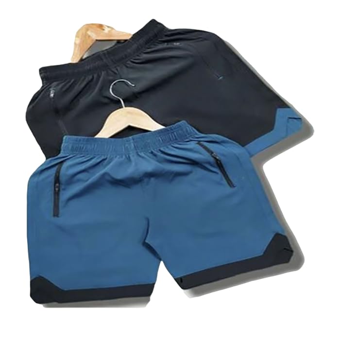 blacktail Men's Outdoor Quick Dry Lightweight Sports Shorts with 2 Side Zipper Pockets, Breathable Hiking Running Gym Workout Athletic Shorts-picture-16