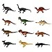 Dinosauro giocattolo per bambini Mini Figure di Dinosauri Forniture Confezioni di Giocattoli Jurassic Era Piece Dinosauri Dinosauro Giocattoli per Bambini 12 Realistico Forma di Dinosauro+1 Albero