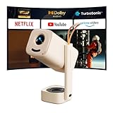 Yaber T1 Pro Mini Projector With WiFi Bluetooth, 2025 Native 1080P HDR10, 200' Portable Outdoor Movie Projector For Home Theater, Auto Focus, Dolby Audio