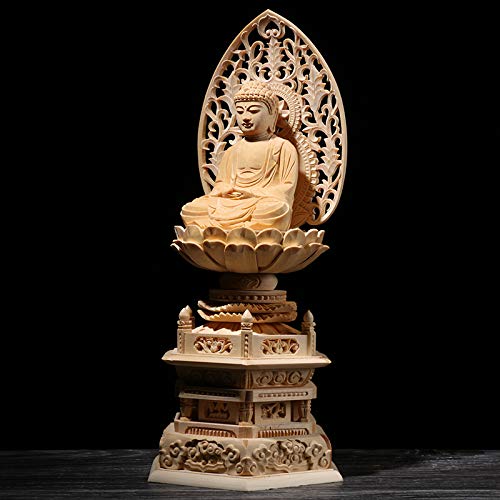 Aurh Cypress 30Cm Sakyamuni Sculpture Wooden Buddha Buddhist Home Decoration Garden Buddha Statuestatues & Sculptures,Home & Garden, Tianminjiedm #TOP7
