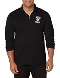 Ultra Game NBA Men's Quarter Zip Long Sleeve Pullover T-Shirt