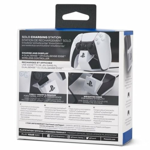 Station de charge PowerA Solo Sans fil Pour manette DualSense PS5 - vue 10