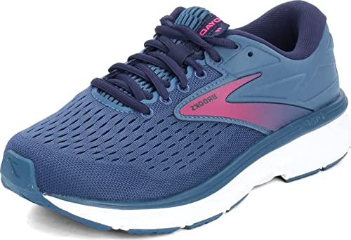 Brooks Women's Dyad 11 Running Shoe - Blue/Navy/Beetroot - 8 Wide #TOP13