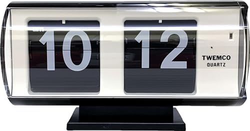 Twemco Table Clock #QT-30T �gBlack�h �g�D�G���R�e�[�u���N���b�N"�u���b�N"