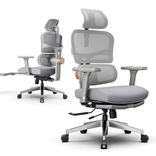Newtral Ergonomic Office Chair with Auto-Following Lumbar Support, 136° Recline,