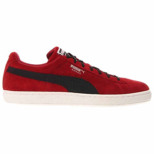 PUMA PUMA Men's Suede Quilted Rio Sneaker, Size: 10.5 D(M) US, Color: Rio Red/Black